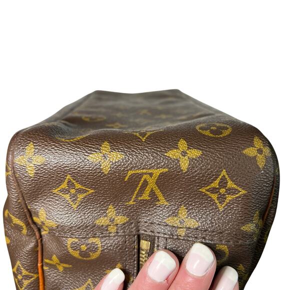 Vintage Louis Vuitton Deauville large monogram bag project lot part scrap - Picture 4 of 15